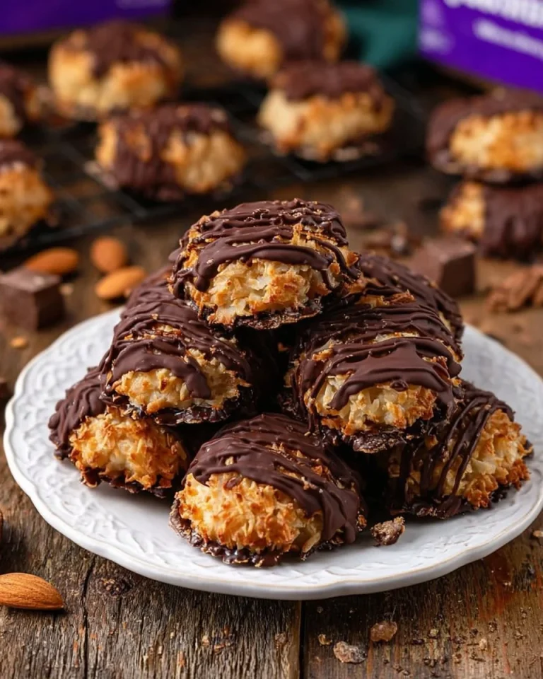 Delicious Samoa Bites showcasing a perfect blend of flavors in a delightful treat.