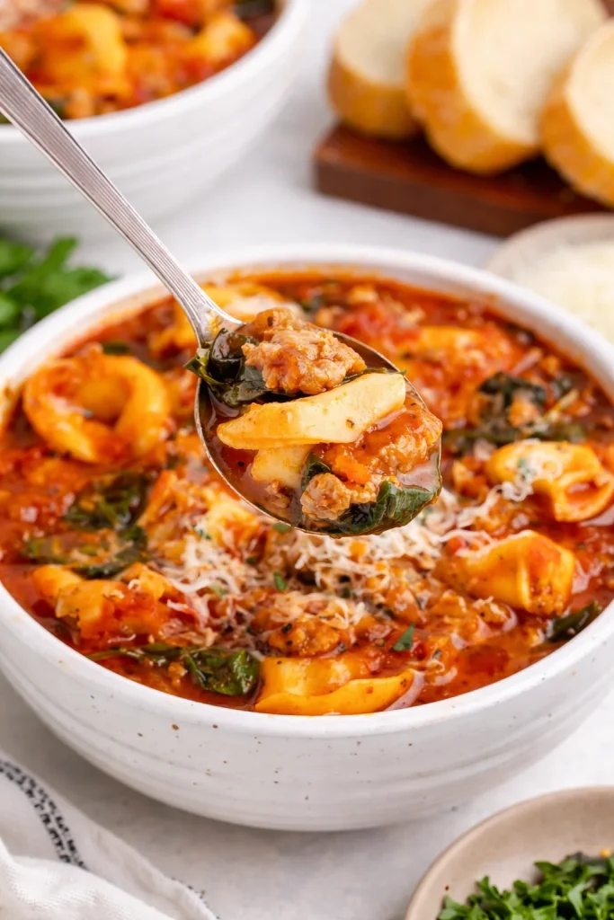 Sausage Tortellini Soup