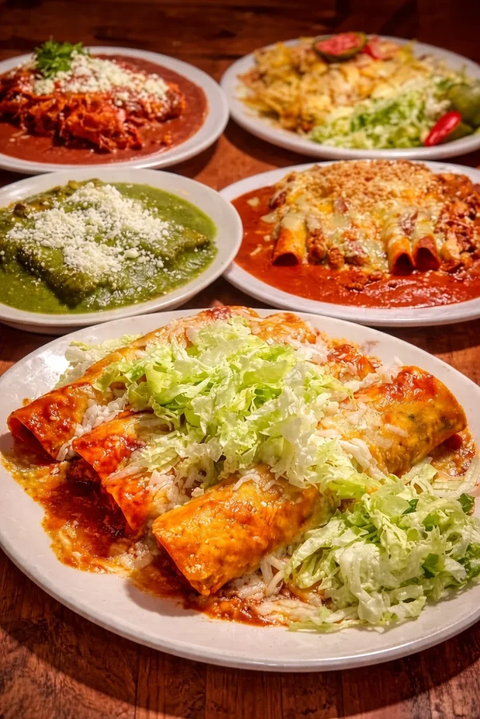 Simple Red Enchiladas