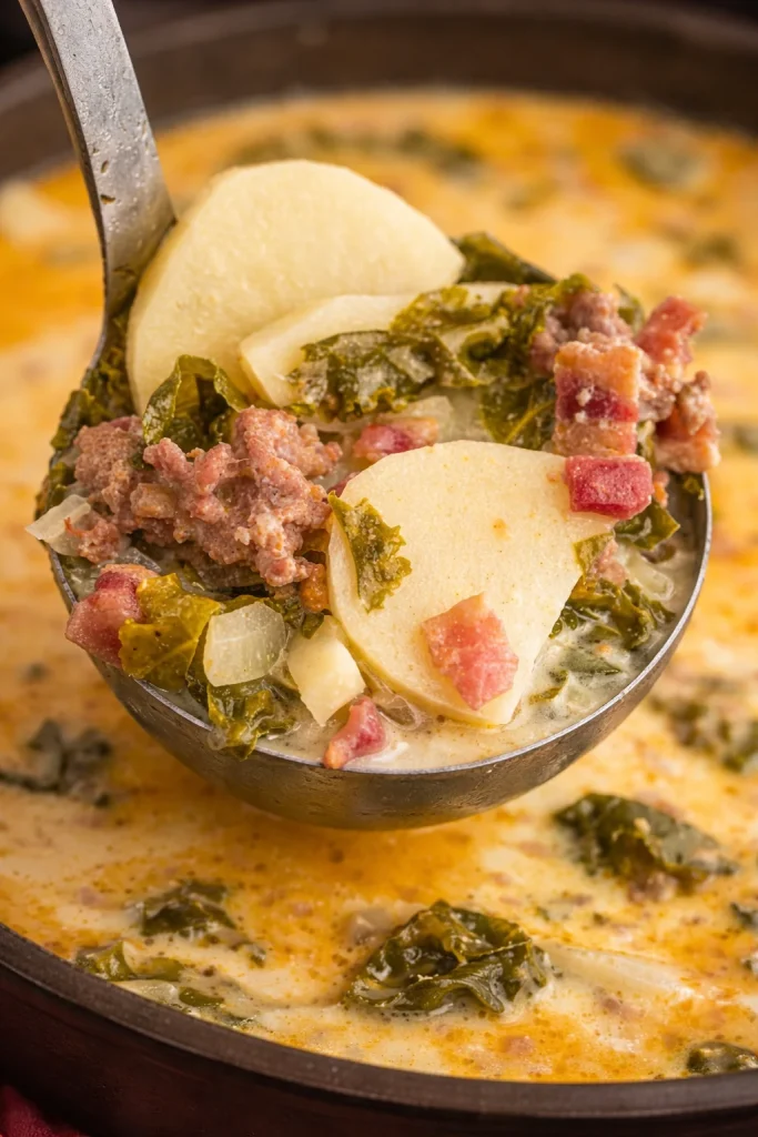 Slow Cooker Olive Garden Toscana Soup