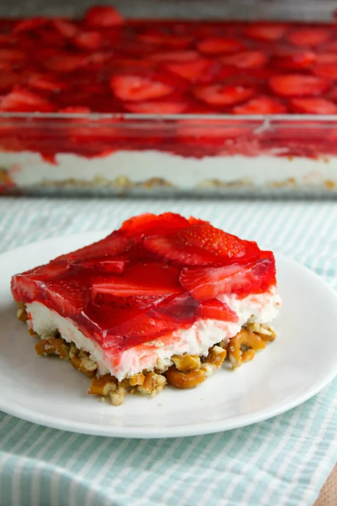 Strawberry Pretzel Salad