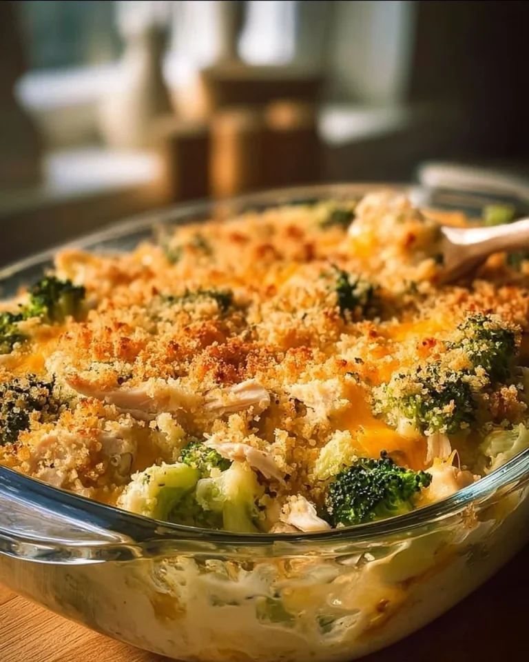 Baked Potato Chicken & Broccoli Casserole Baked Potato Chicken and Broccoli Casserole dish served in a bowl
