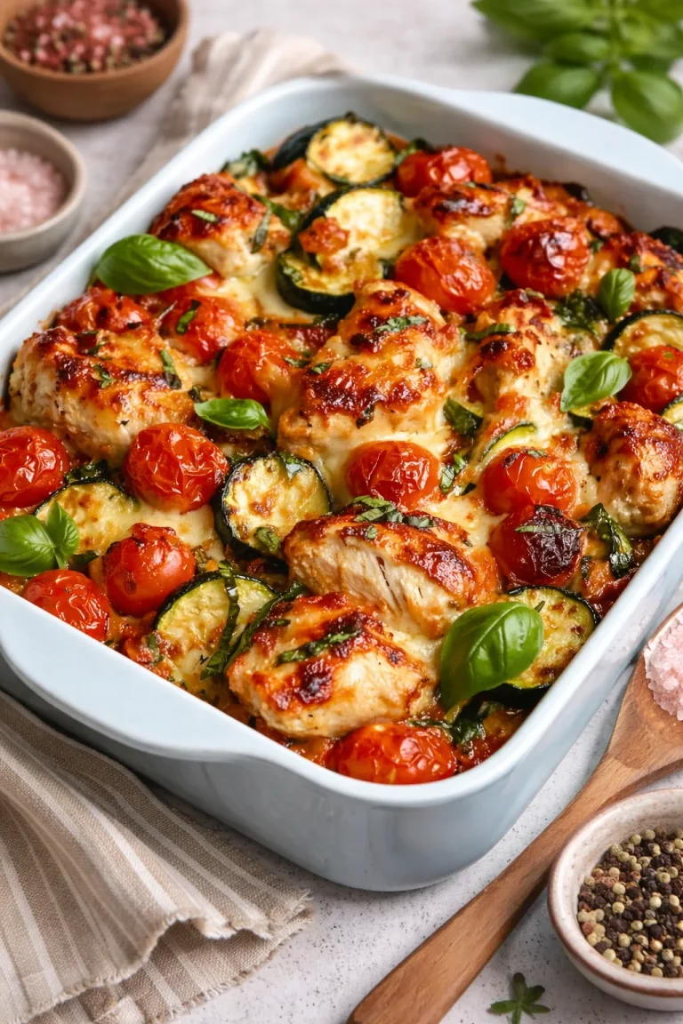 Balsamic Chicken Delicious balsamic chicken served on a plate with herbs and vegetables.