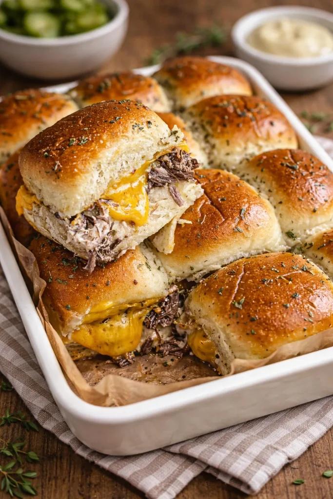 Beef and Cheddar Sliders