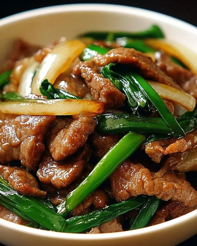 Beef and Onion Stir-Fry