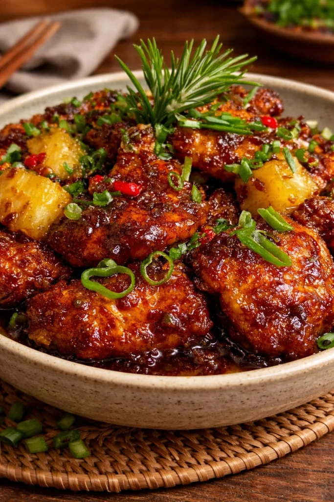 Brown Sugar Pineapple Chicken