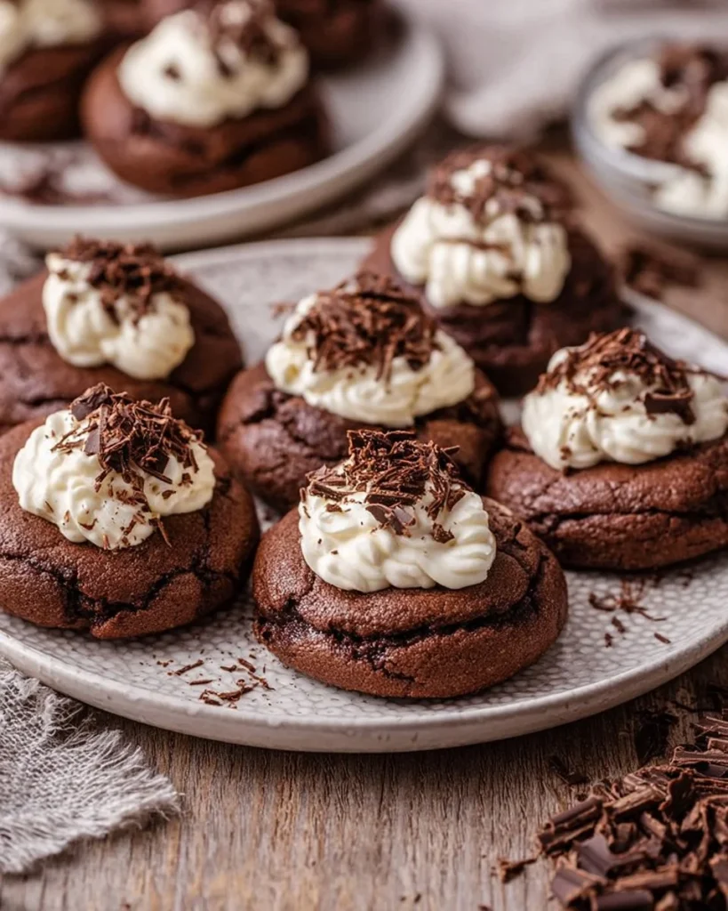 Delicious Chocolate Pie Cookies with a rich chocolate flavor