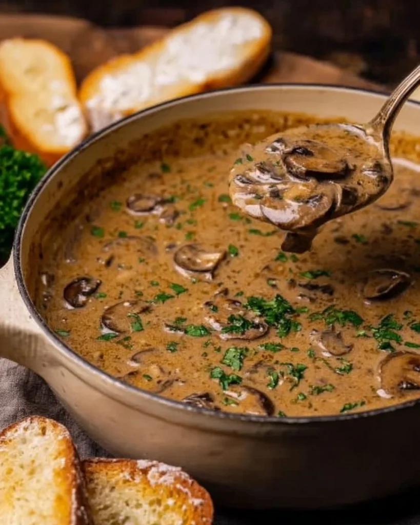 Creamy Hungarian Mushroom Soup Creamy Hungarian Mushroom Soup