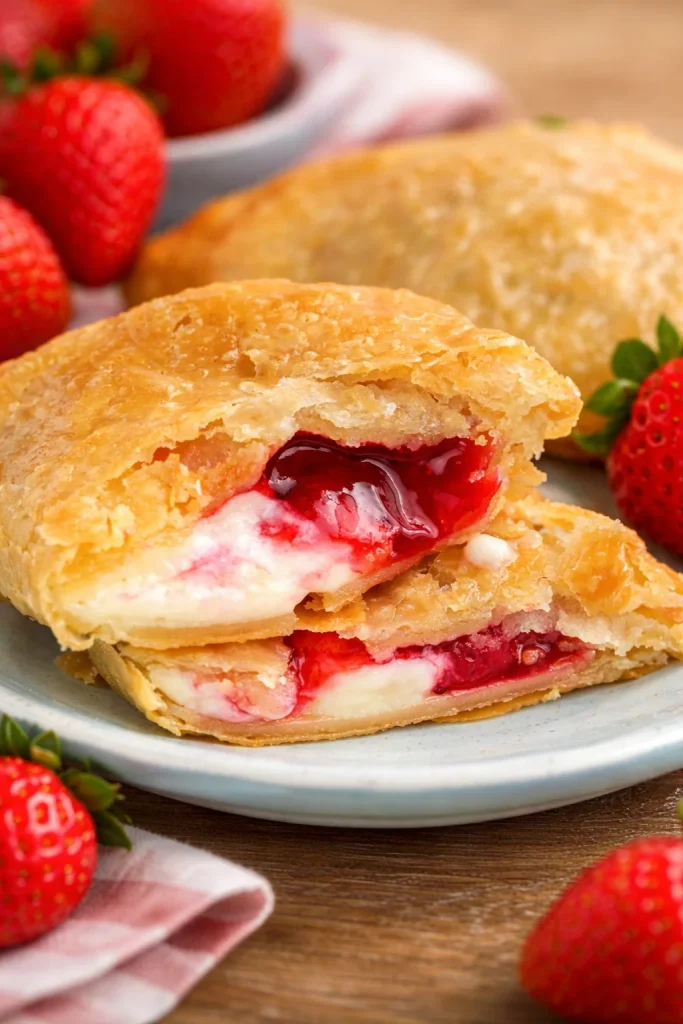 Deep Fried Strawberry Cheesecake Pies