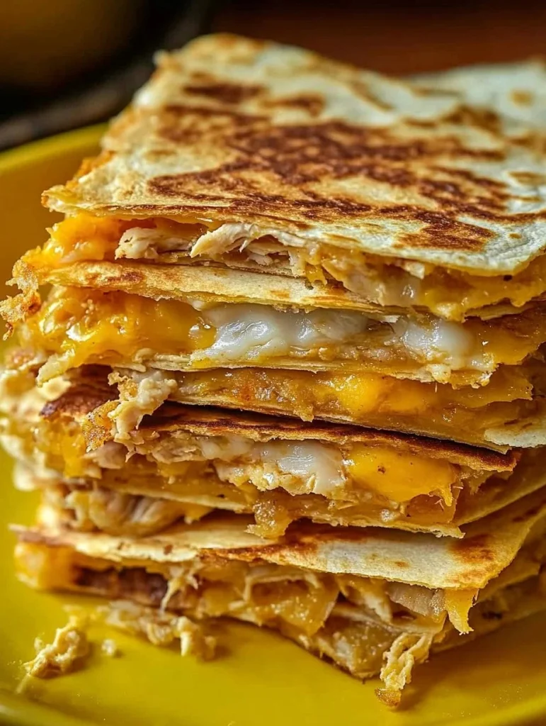 Delectable Chicken Quesadillas Delectable Chicken Quesadillas