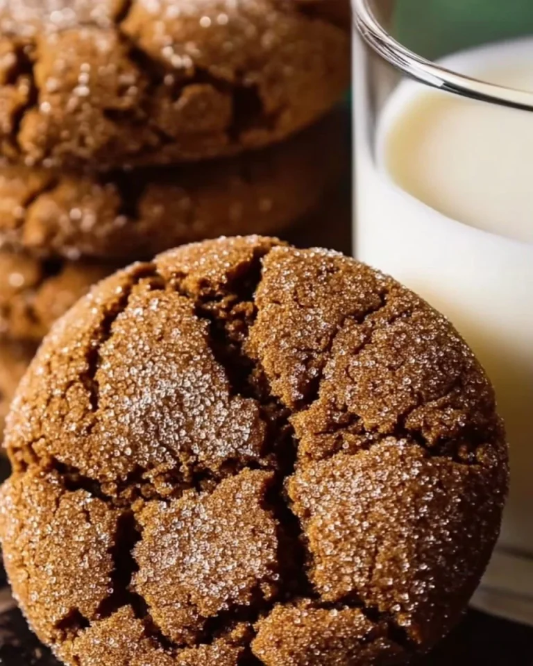 Freshly baked Gingerdoodle Cookies with ginger and cinnamon sugar topping.