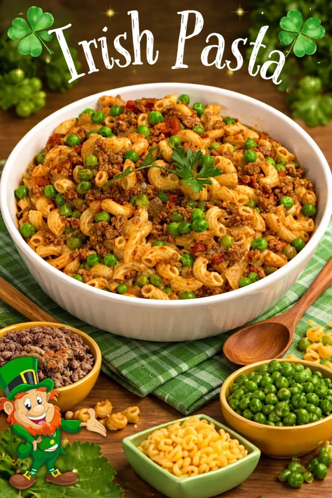 Delicious Irish pasta dish perfect for St. Patrick's Day celebration