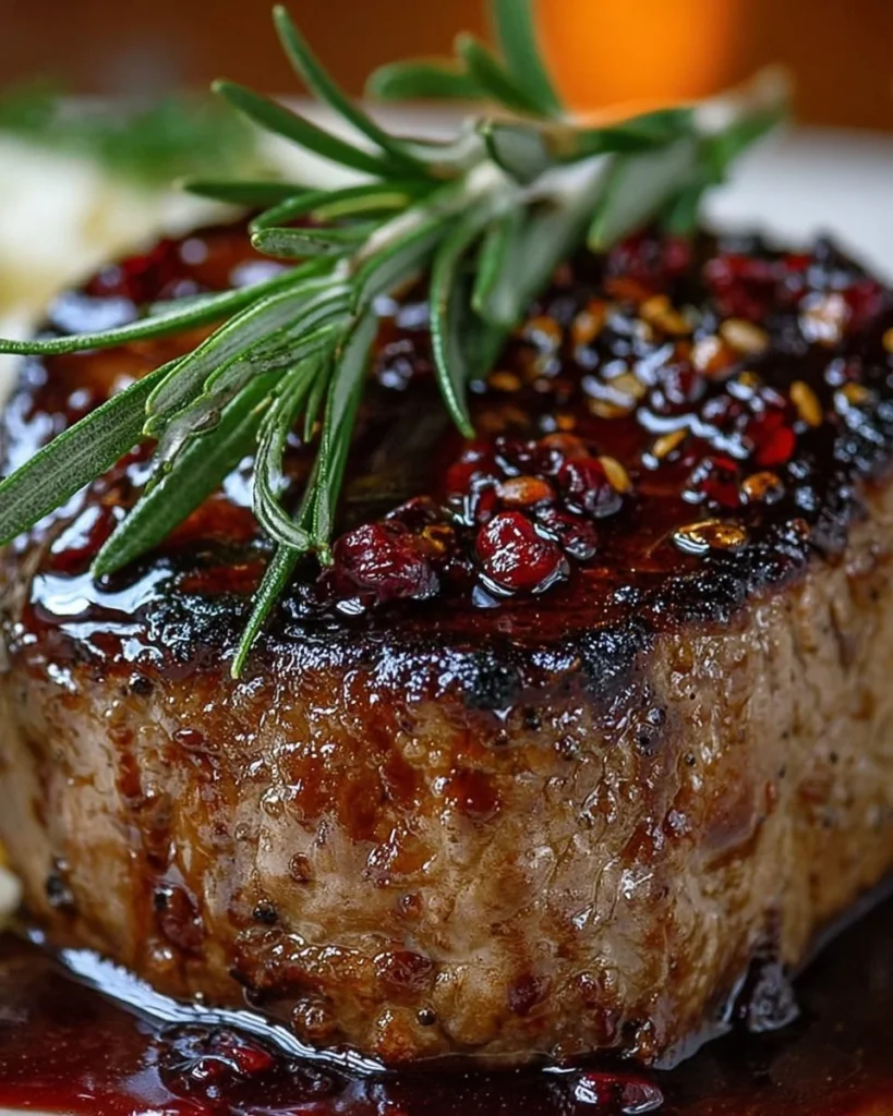 Melt-in-Your-Mouth Oven Filet with a Bold Red Wine Sauce