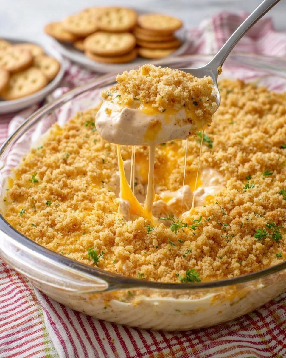 Delicious Million Dollar Chicken Bake with creamy cheese and flavorsome ingredients