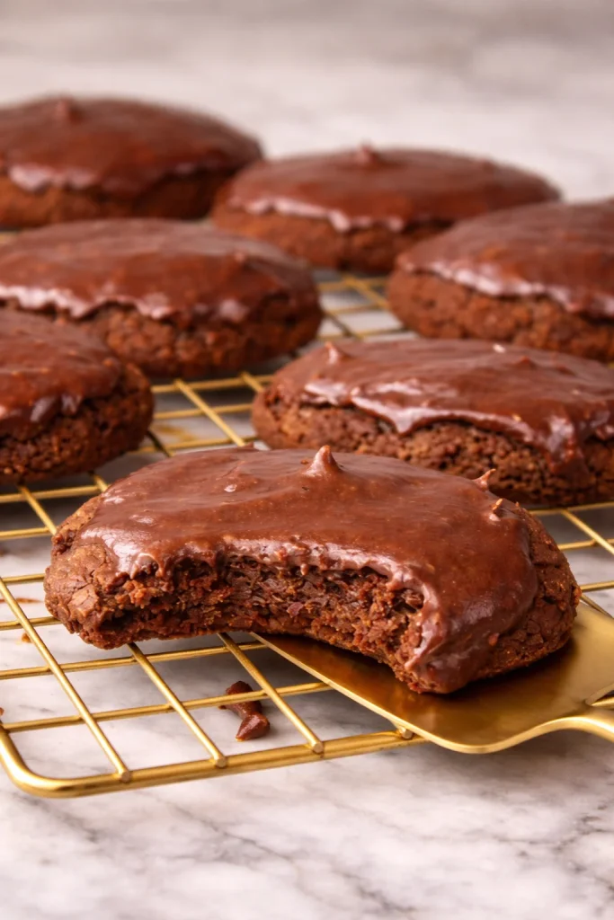 Texas Sheet Cake Cookies with Chocolate Buttercream