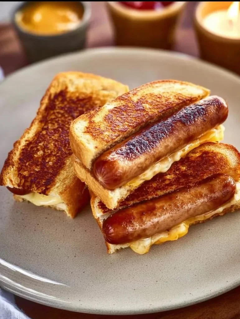 Air fryer grilled cheese hot dogs, a delicious twist on classic favorites