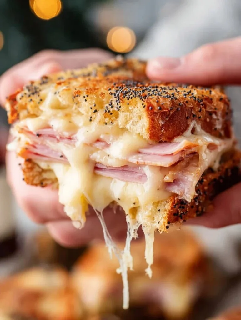 Baked Ham and Cheese Sliders