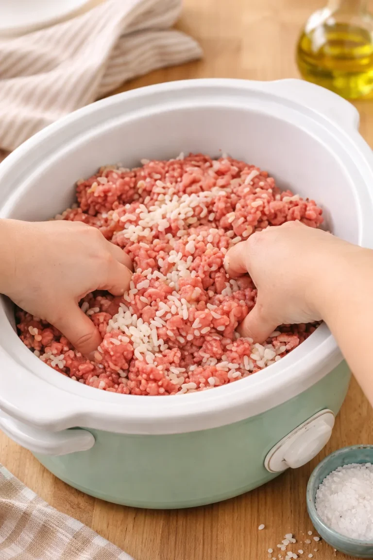 beef and rice dump and go Delicious beef and rice dump and go dish ready for cooking