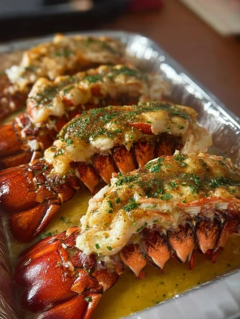 Broiled Lobster Tails with Garlic Butter