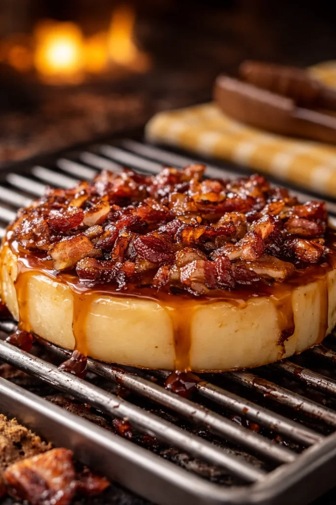 Cayenne Candied Bacon Brie Cayenne Candied Bacon Brie