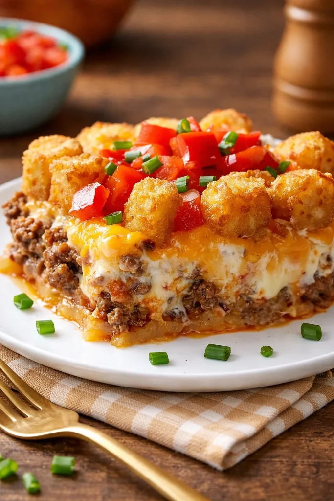 Cheesy Tater Tot Casserole
