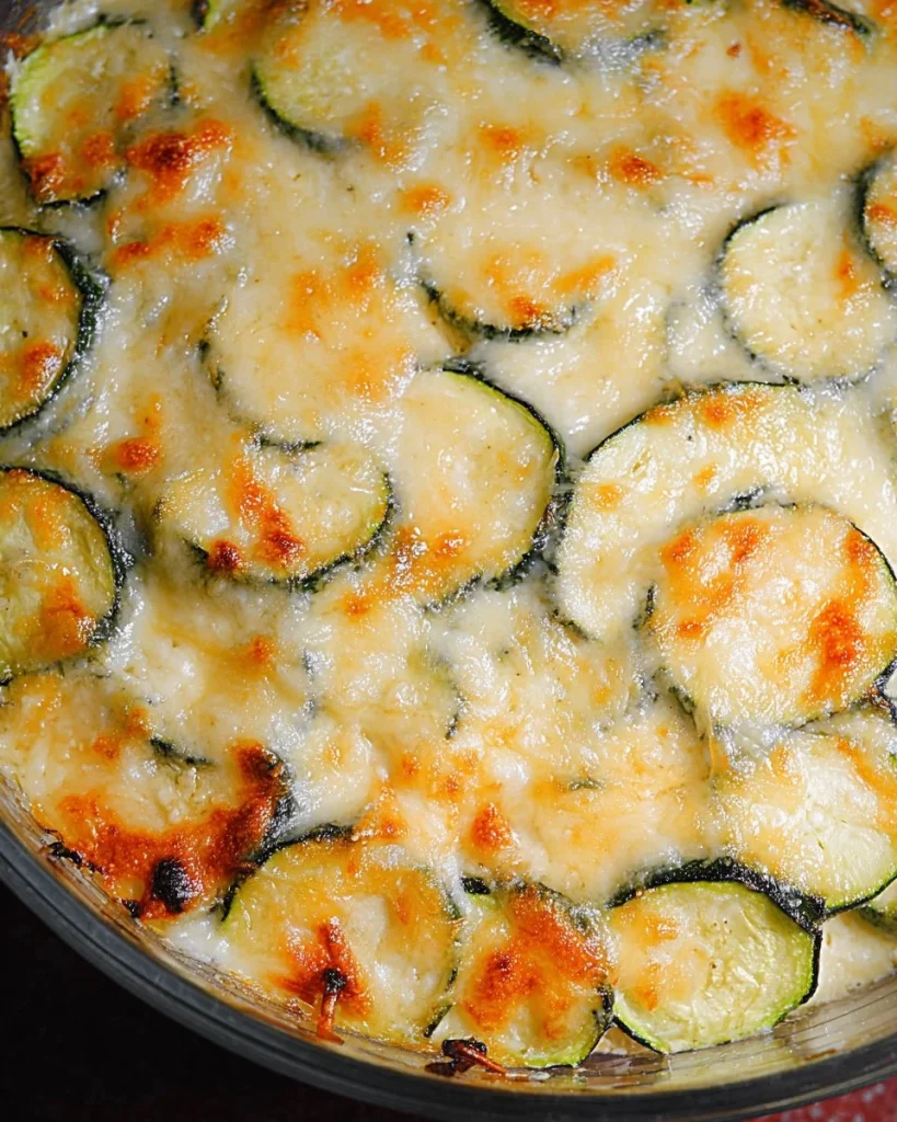 Cheesy Zucchini Gratin Cheesy Zucchini Gratin