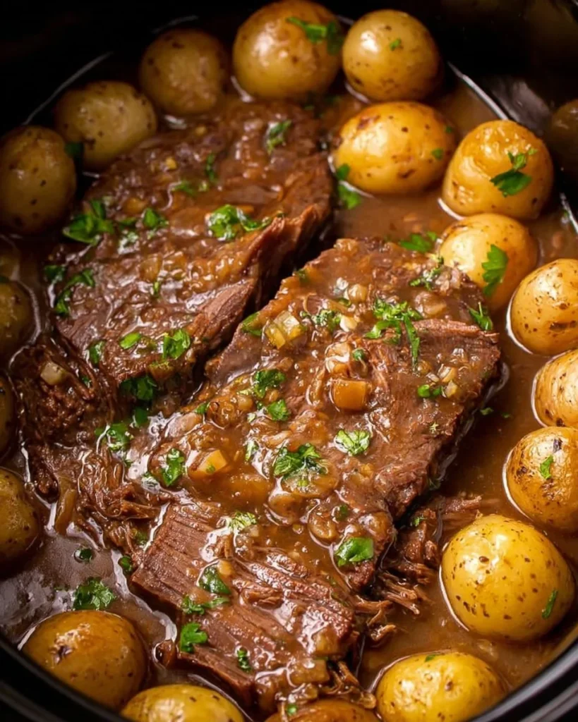 Crock Pot Steak and Potatoes