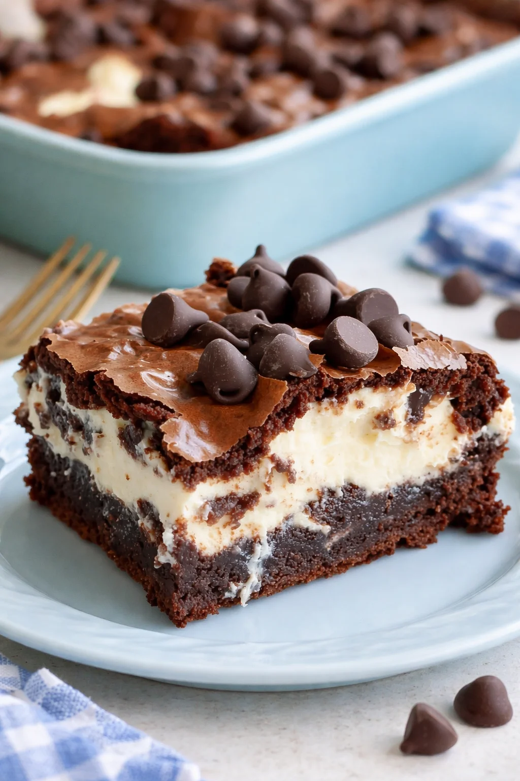 Delicious Earthquake Cake topped with cream cheese icing and nuts