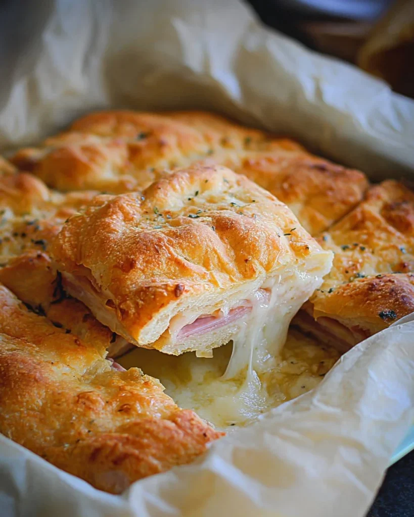 Easy Hot Ham and Cheese Sandwiches