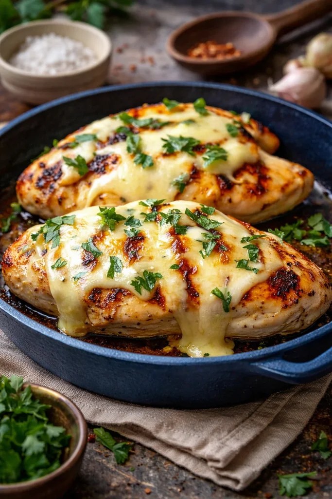 Juicy Baked Caesar Chicken