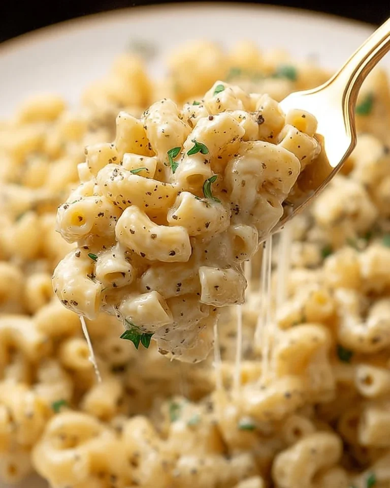 One-Pan Butter Parmesan Pasta with creamy sauce and parmesan cheese