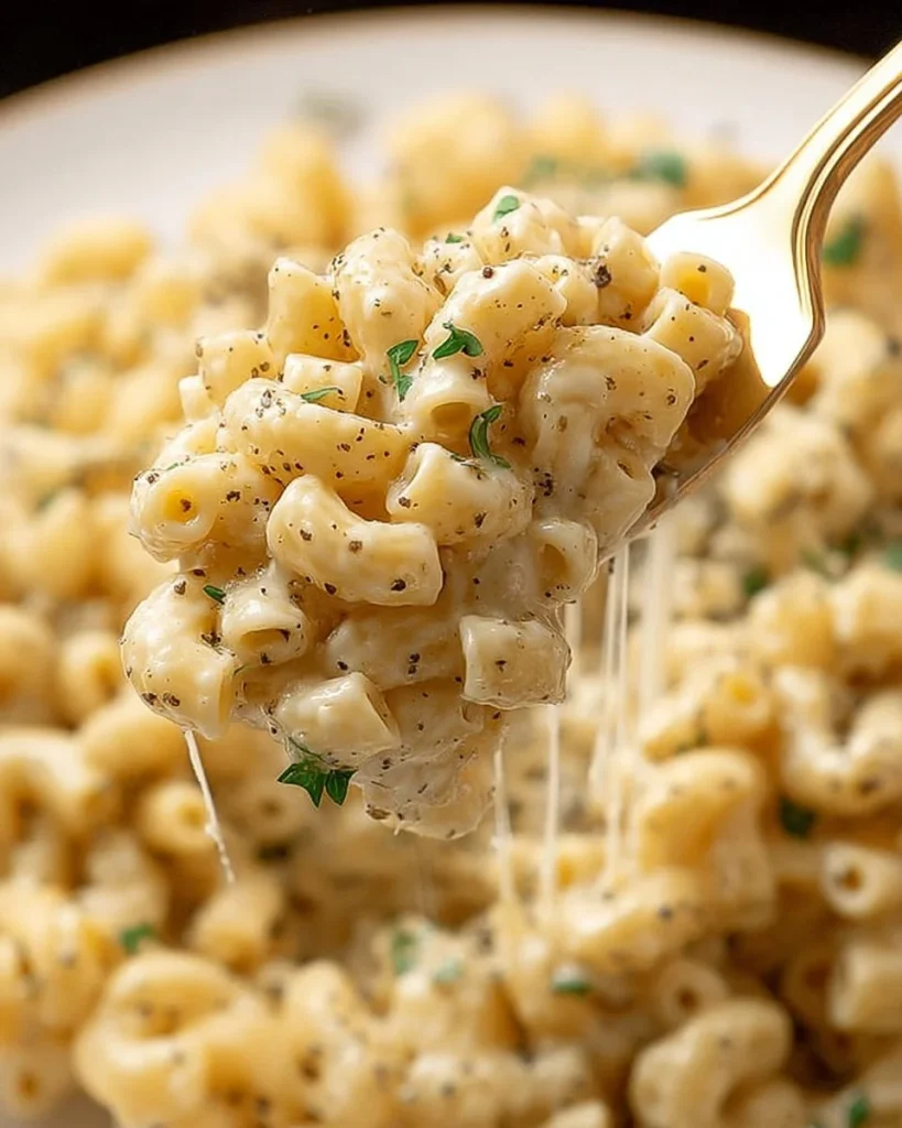 One-Pan Butter Parmesan Pasta with creamy sauce and parmesan cheese