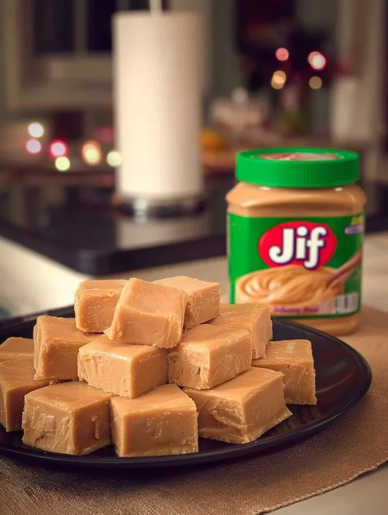 Peanut Butter Microwave Fudge