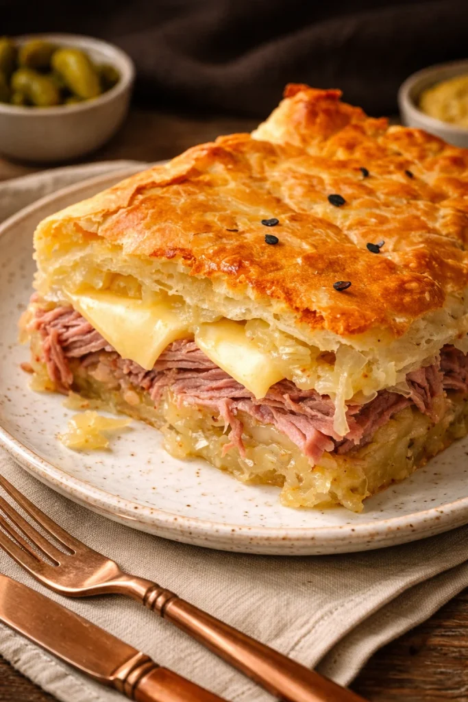 Reuben Crescent Bake