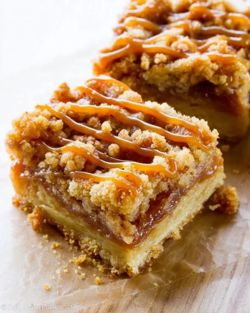 Salted Caramel Apple Pie Bars