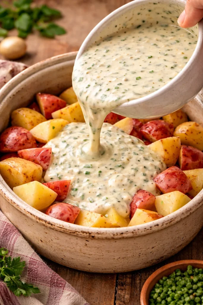 Slow Cooker Creamy Potatoes