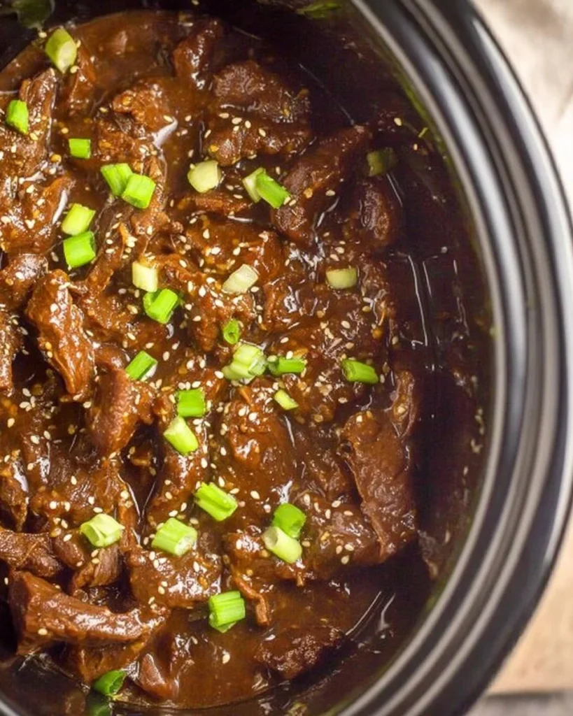 Slow Cooker Mongolian Beef