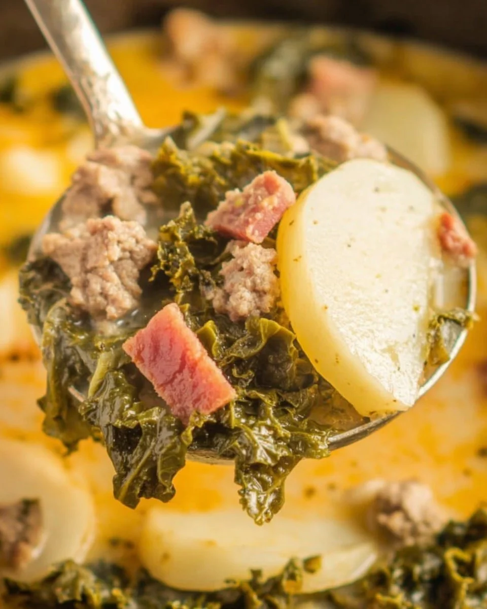 Slow Cooker Olive Garden Zuppa Toscana Soup Delicious Slow Cooker Olive Garden Zuppa Toscana Soup in a bowl