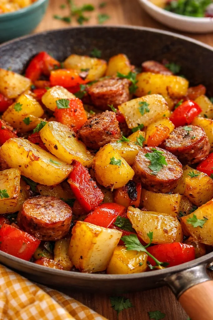 Smoked Sausage and Potatoes Skillet Smoked Sausage and Potatoes Skillet