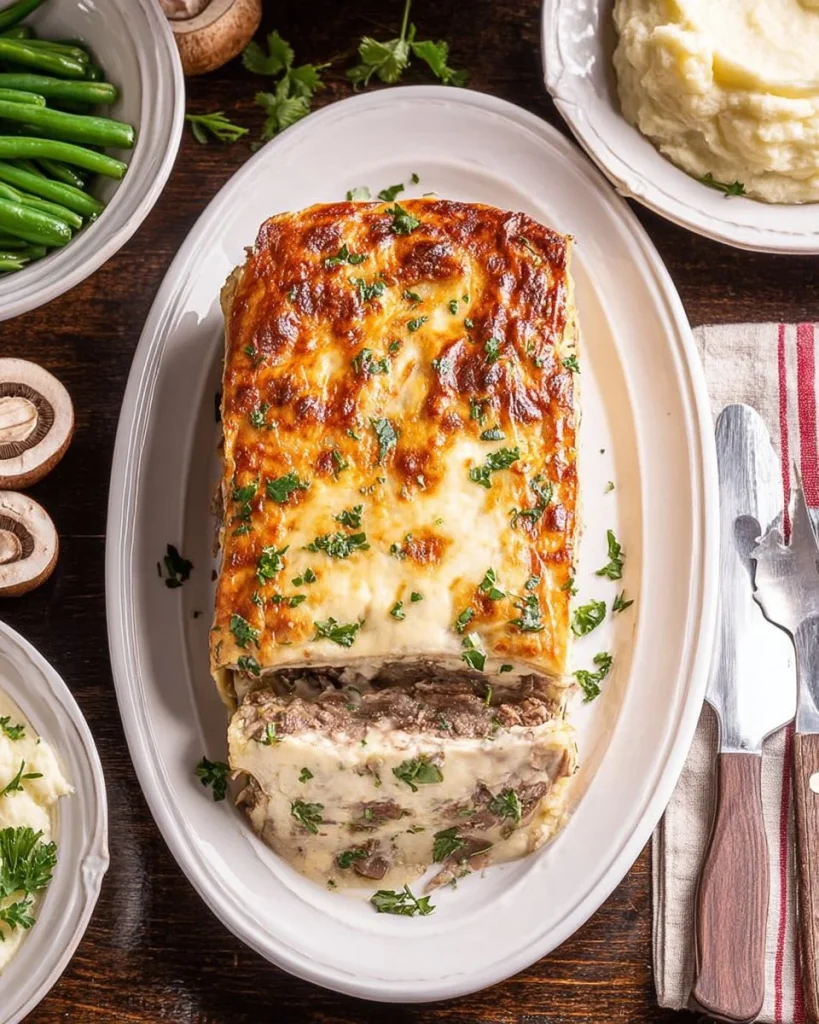 Stuffed Philly Cheesesteak Meatloaf