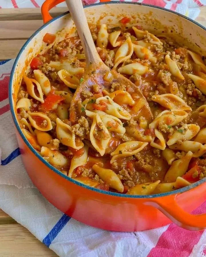 Taco Pasta Delicious bowl of Taco Pasta garnished with cheese and cilantro