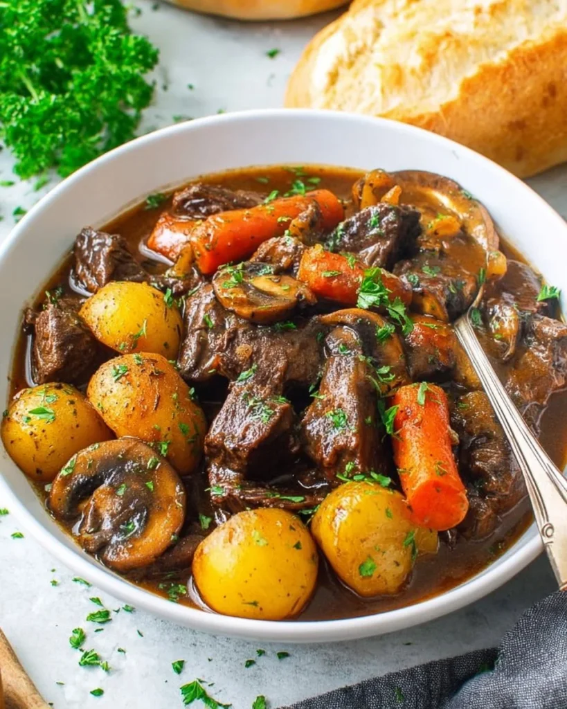 Ultimate Beef Stew with Mushrooms