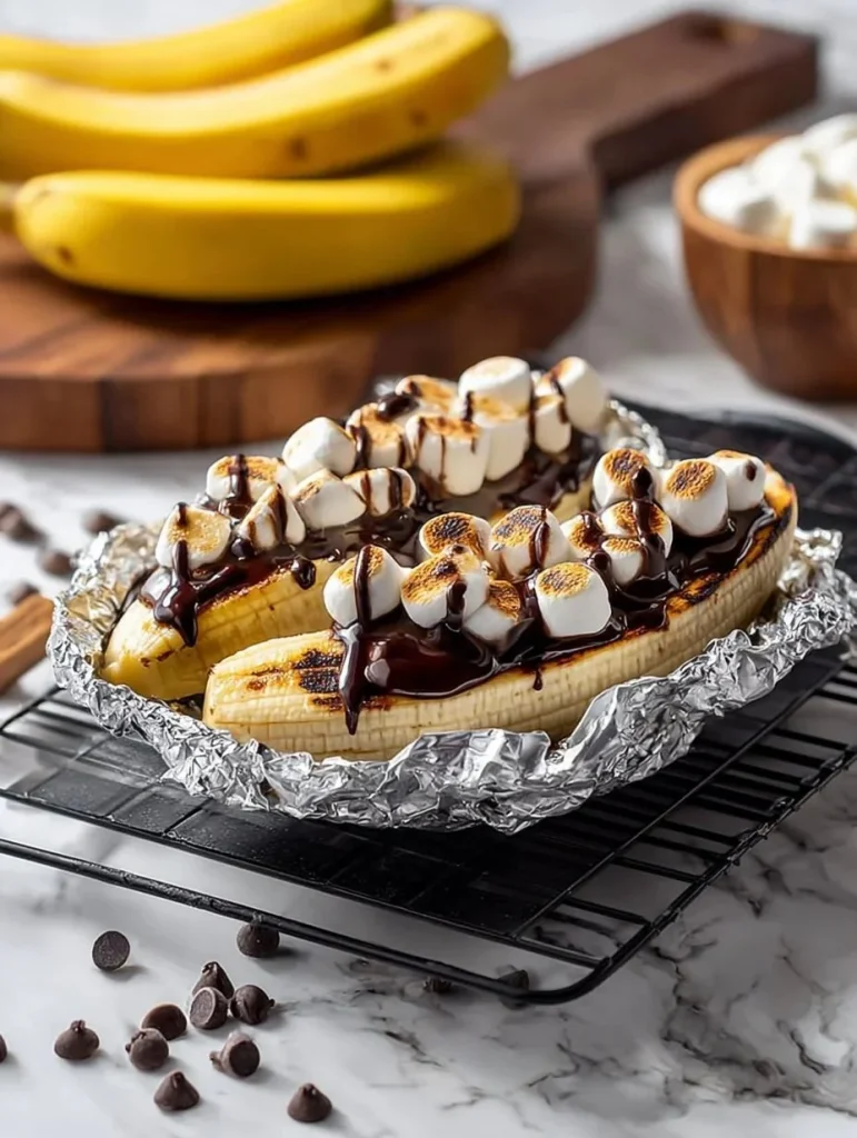 Easy Campfire Banana Boats