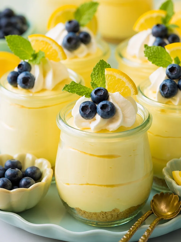 Delicious lemon cheesecake mousse topped with fresh lemon zest
