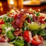 Fresh Lexingtonian House Salad with greens and vegetables