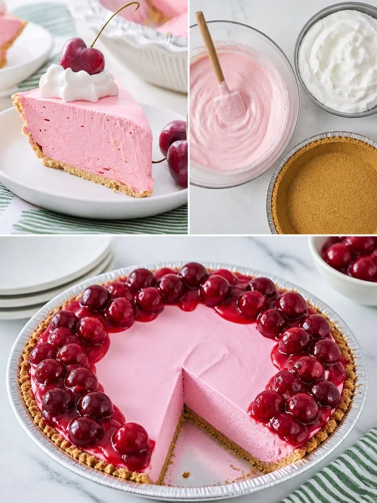 Slice of best no bake cheesecake topped with fresh berries on a white plate