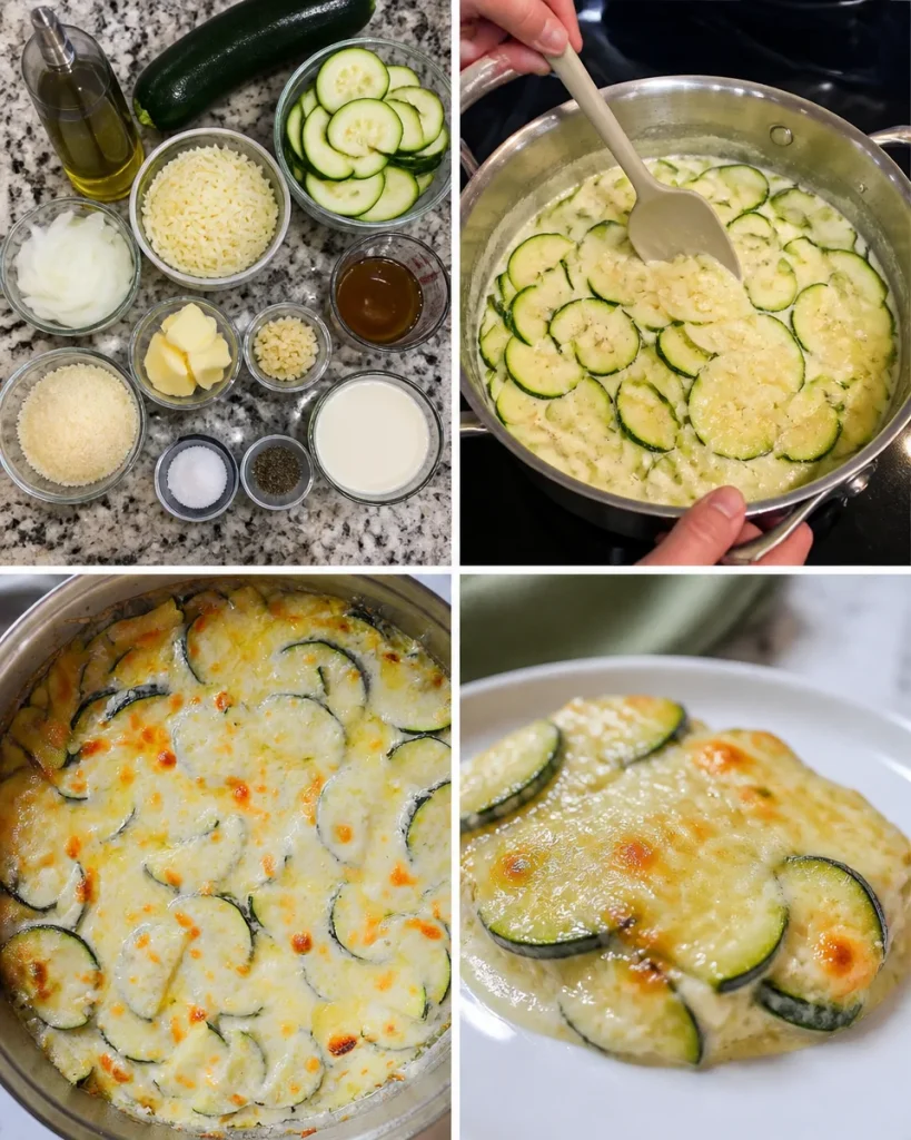 Cheesy Zucchini Gratin! (Low Carb)