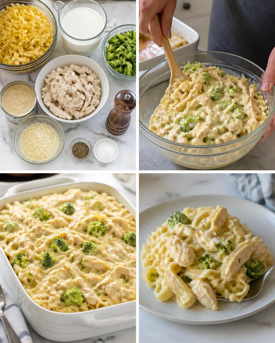 Easy Chicken and Noodles A delicious bowl of easy chicken and noodles served with herbs.