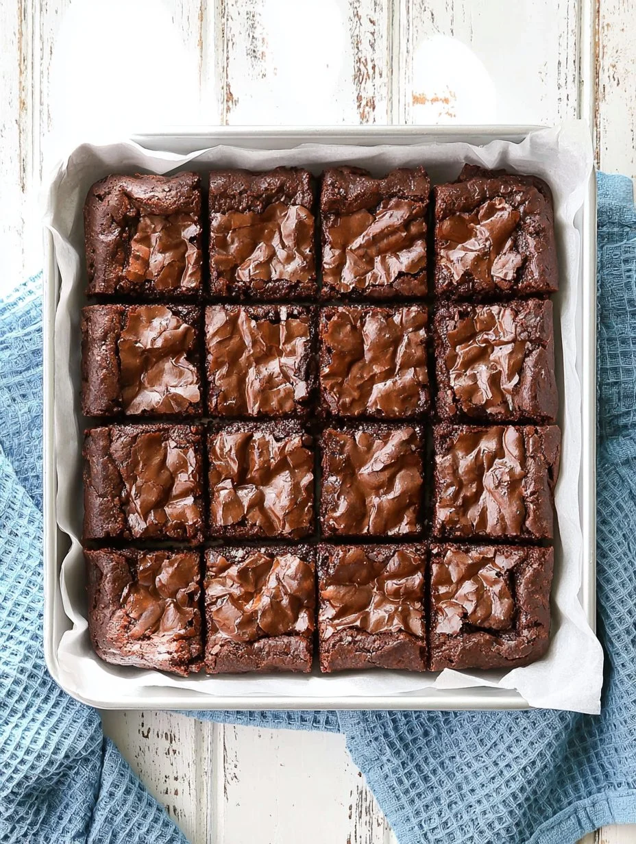 Delicious homemade brownies on a plate, perfect for dessert