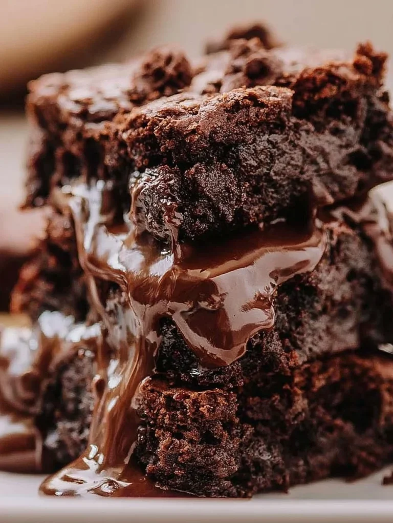 Fudgy chocolate bar brownies with a rich, gooey texture
